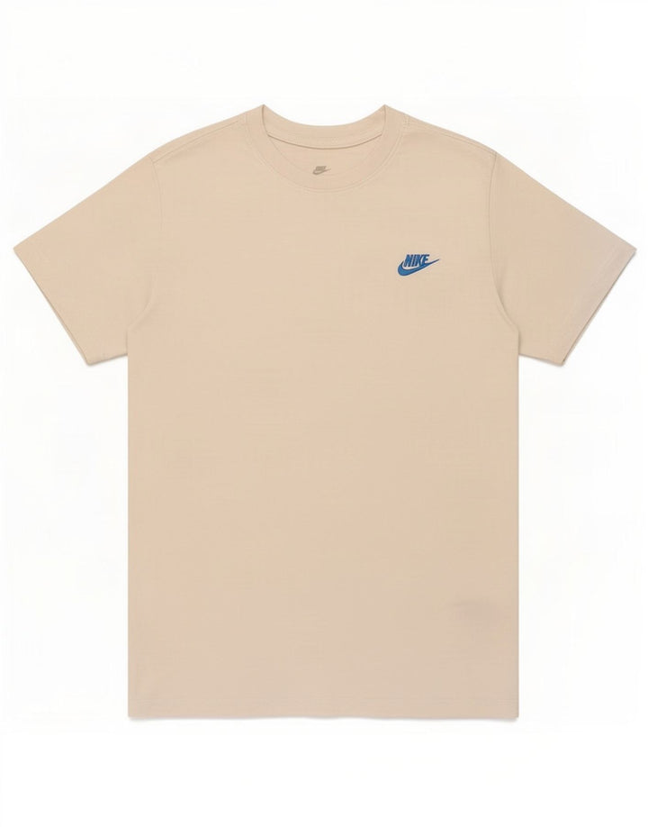 Nike Herre T-shirt Top Medium Off White Bomuld