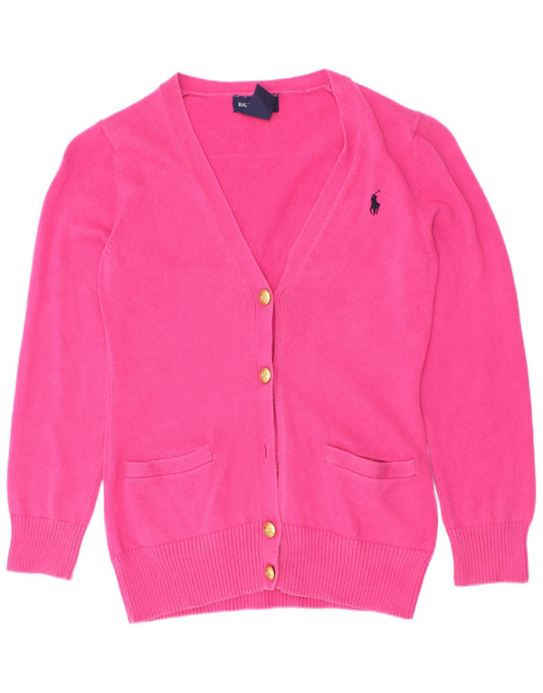 Ralph Lauren Girl Cardigan Sweater 6-7 år Lille Pink