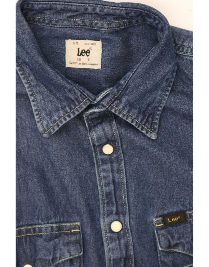 Lee Denimskjorte til mænd, lille blå