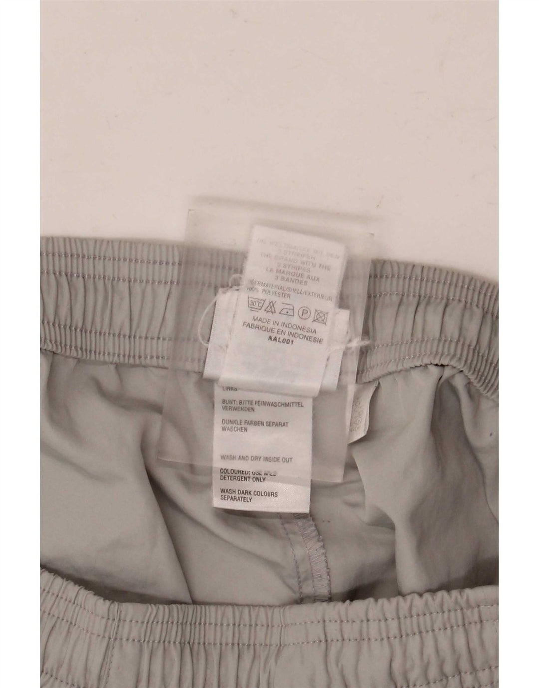 Adidas sportsshorts til kvinder UK 12 mellemgrå polyester