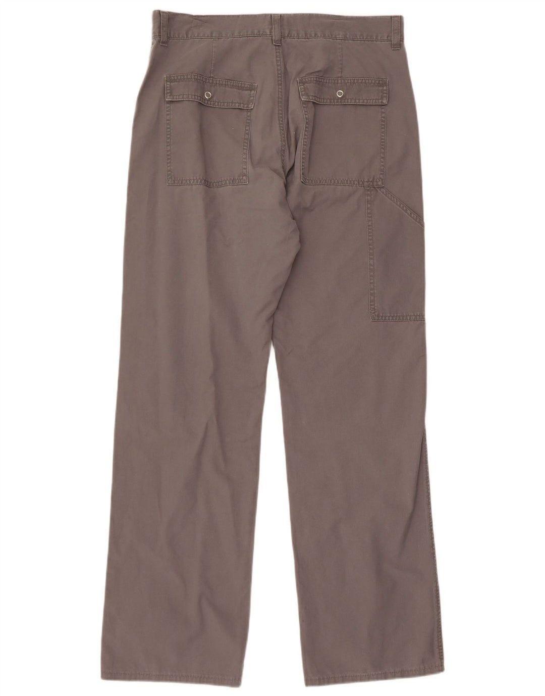 CALVIN KLEIN Mens Straight Cargo Trousers W30 L34 Grey Cotton