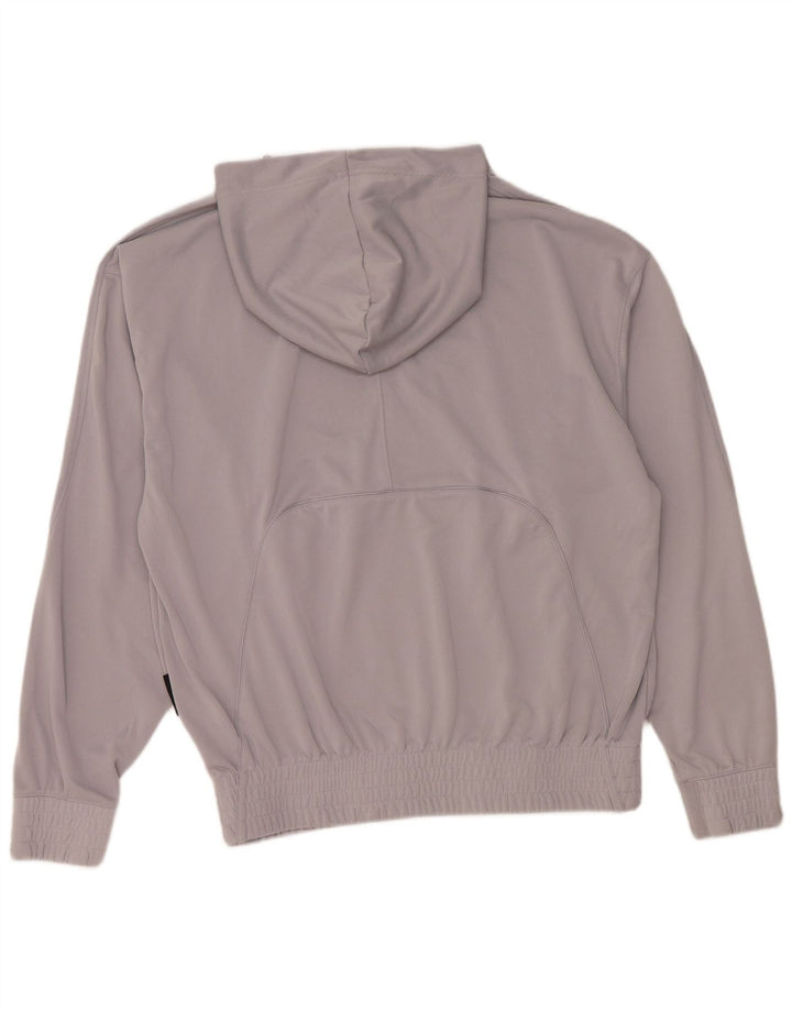 ADIDAS Mens Aeroready Hoodie Jumper Medium Grey Polyester