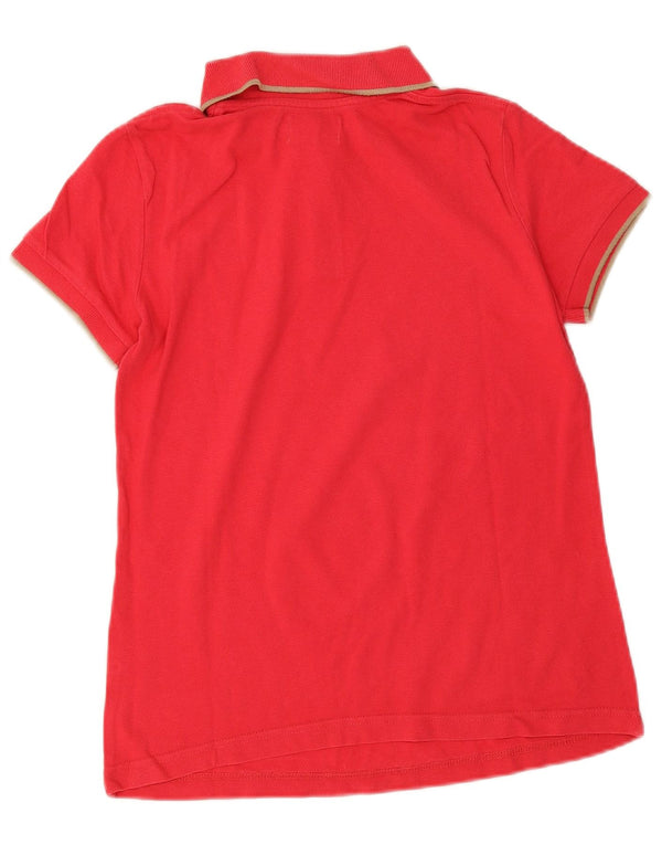 Best Company Dame Polo Shirt UK 10 Small Red Bomuld