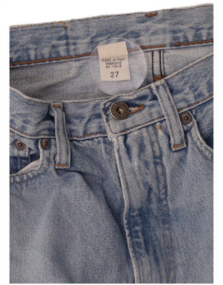 Replay Dame Straight Jeans W27 L30 Blå Bomuld