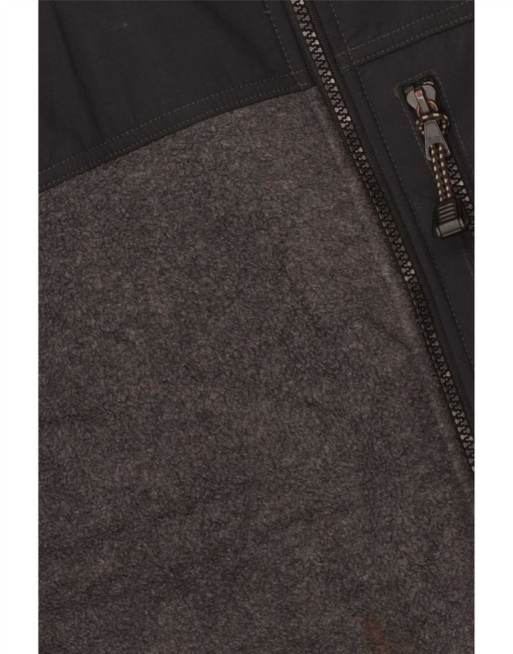 Marks & Spencer Herre St. Michael Fleecejakke UK 36 Small Grey Colourblock
