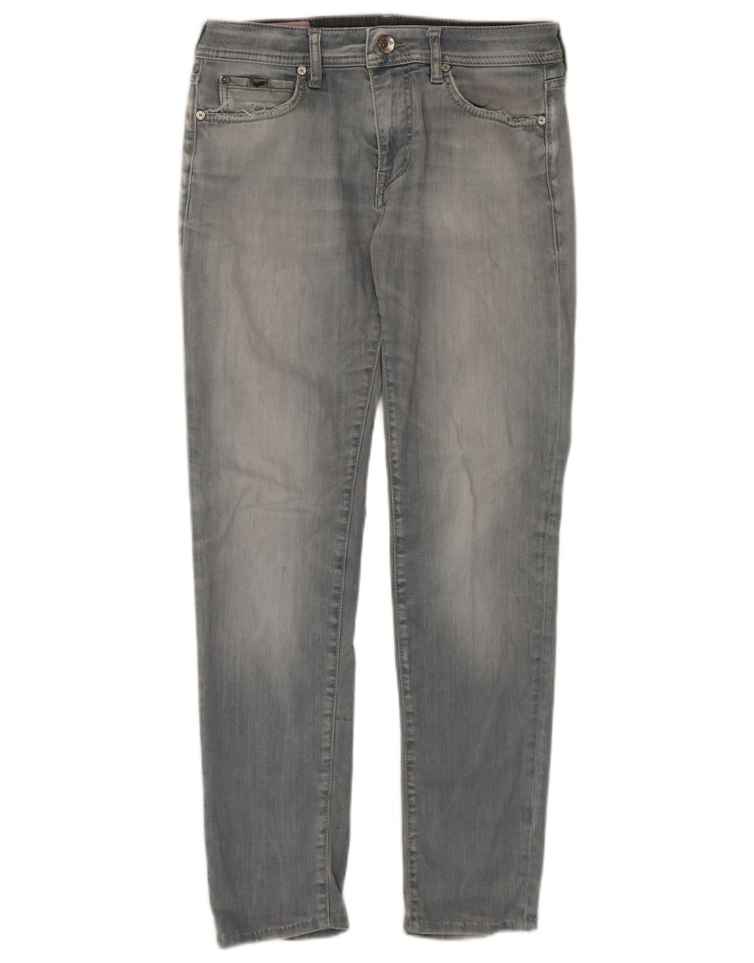 Gas Dame Slim Jeans W32 L29 Grå Bomuld