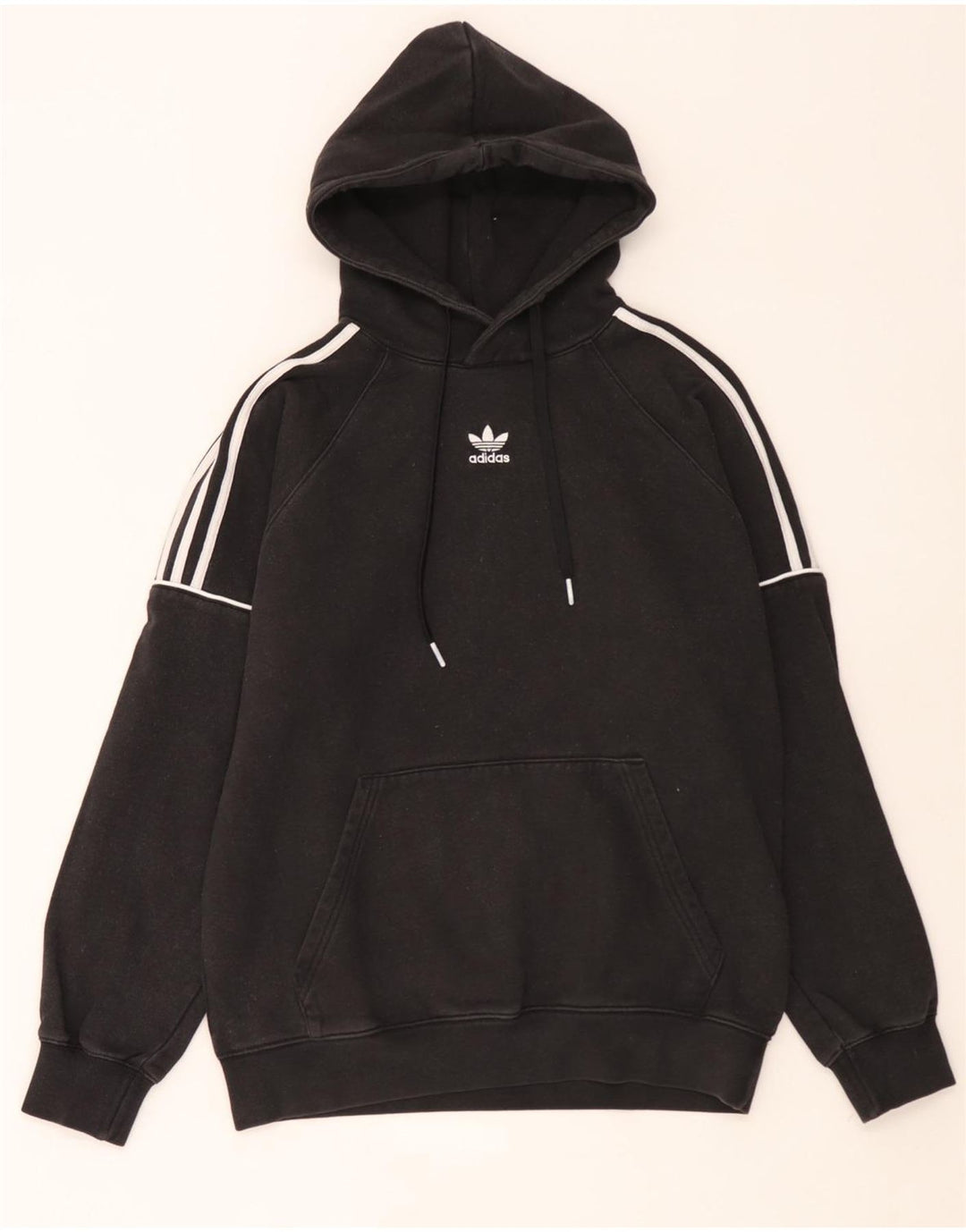 Adidas Herre hættetrøje Jumper Medium Sort Bomuld