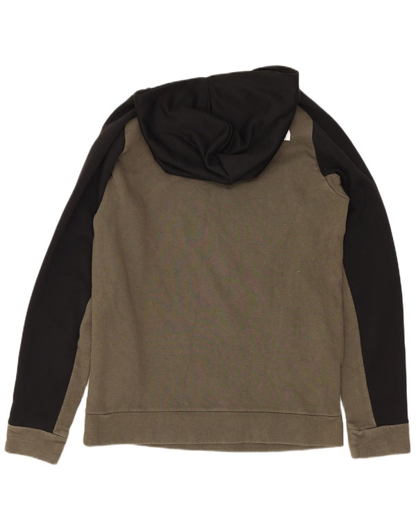 The North Face Boys hættetrøje 14-15 år XL Khaki Colourblock Bomuld