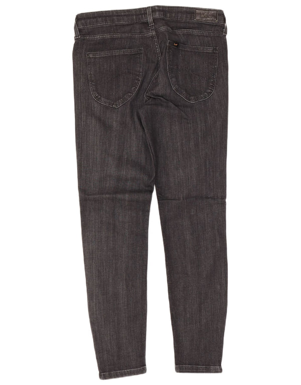 Lee Womens Scarlett Cropped Jeans W29 L26 Sort bomuld
