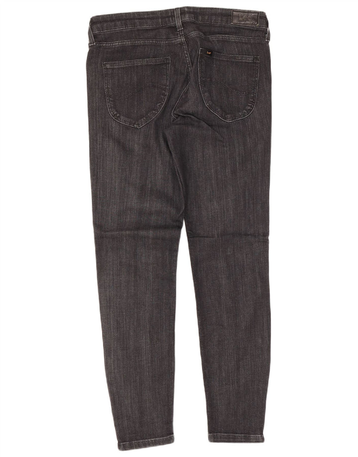 Lee Womens Scarlett Cropped Jeans W29 L26 Sort bomuld