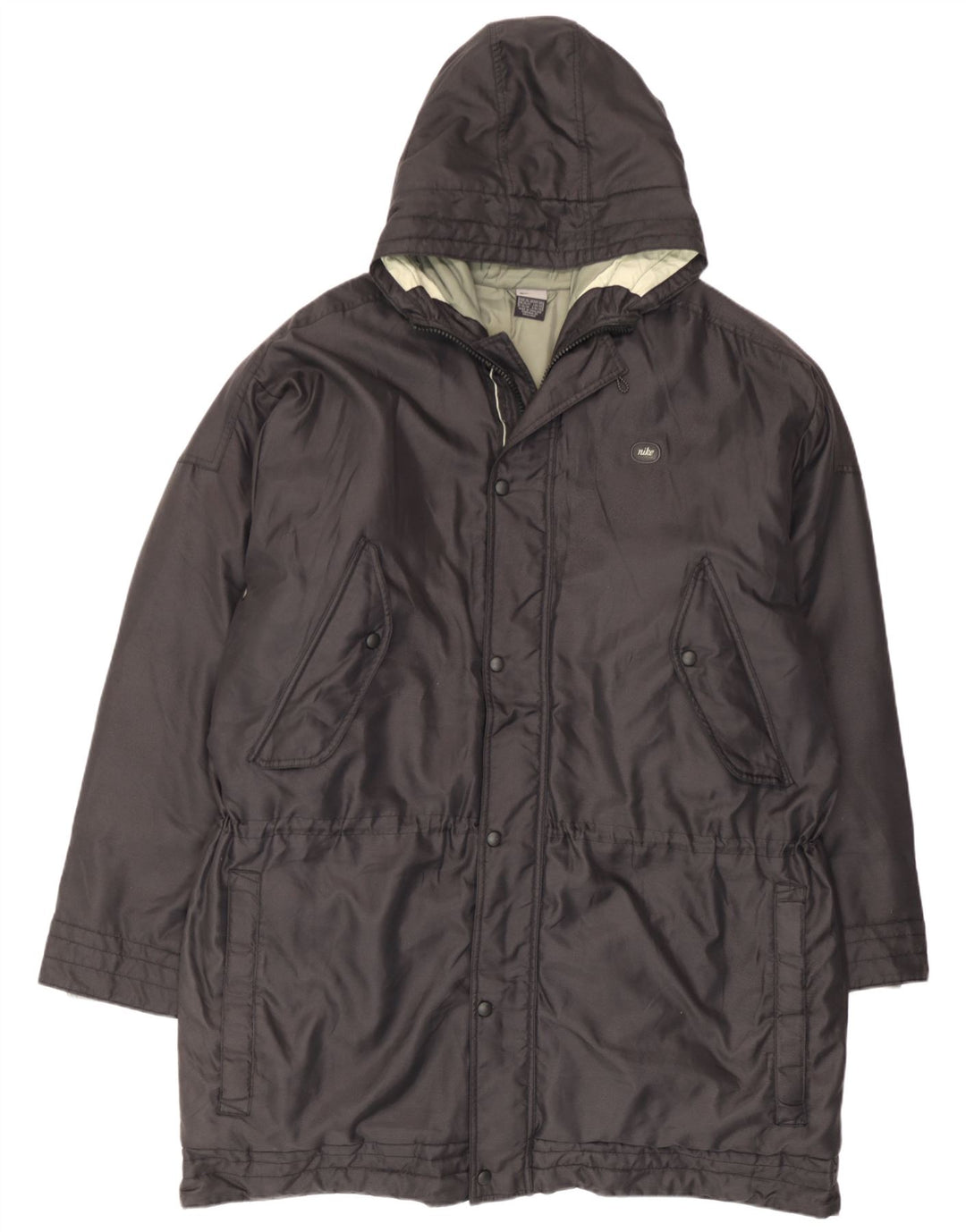 Nike vindjakke med hætte til mænd UK 45/47 XL sort polyester