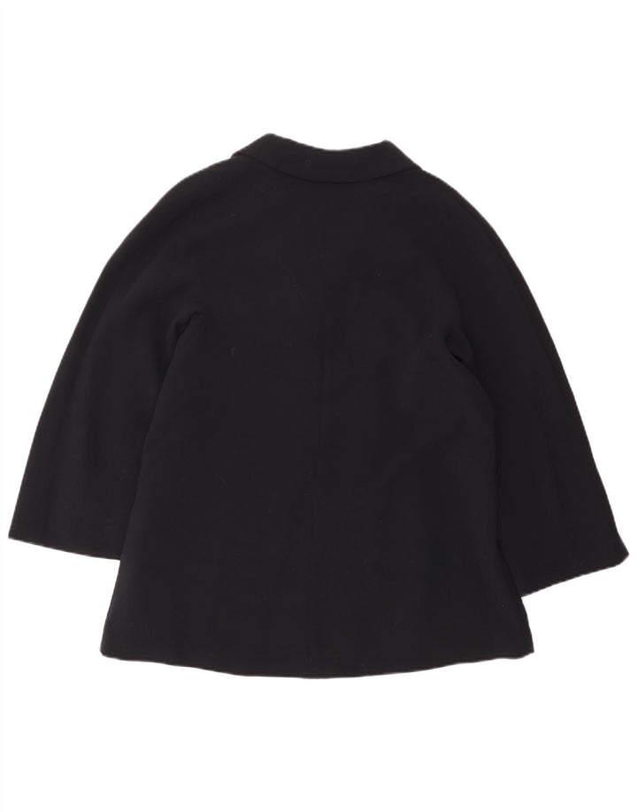 Max Mara Dame 2 Button Blazer Jacket UK 10 Small Navy Blue Uld