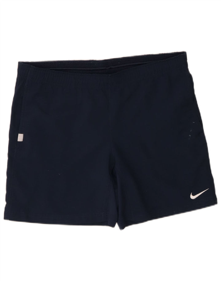 Nike Herre Dri Fit sportsshorts Små marineblå polyester