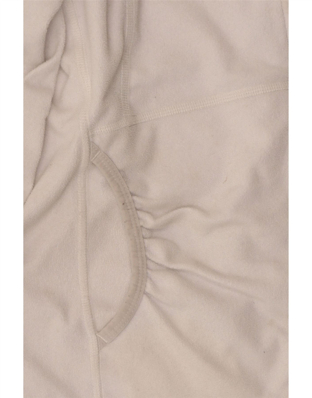 The North Face dame fleecejakke med hætte UK 12 Medium White Polyester
