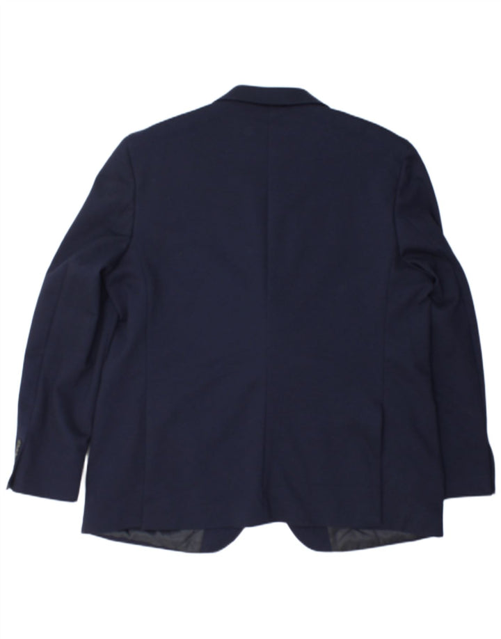 Marks & Spencer Herre 2-knaps blazerjakke UK 48 2XL Marineblå polyamid