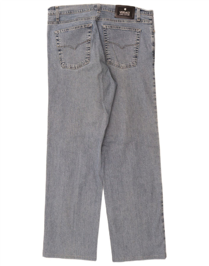 Versace lige jeans til kvinder W34 L31 Blå