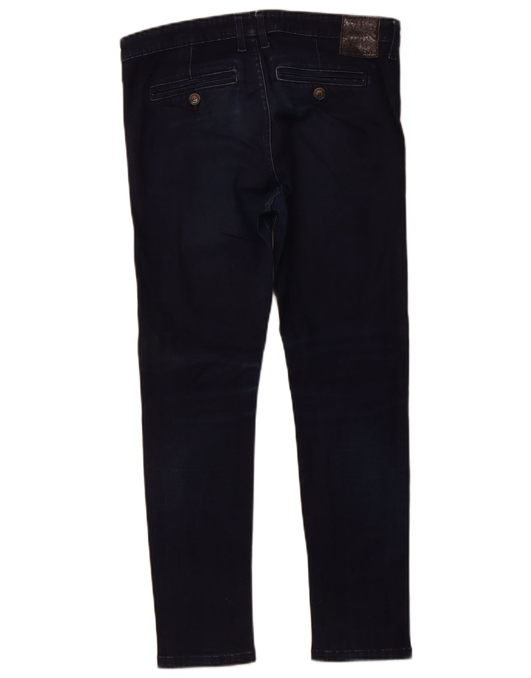 Calvin Klein Dame Slouchy Crop Slim Jeans W26 L25 Navy Blue