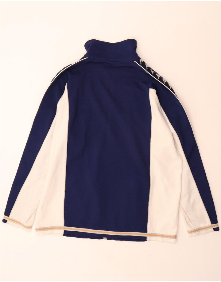 KAPPA Grafisk træningsdragt til mænd Topjakke XL Marineblå Colourblock Polyester