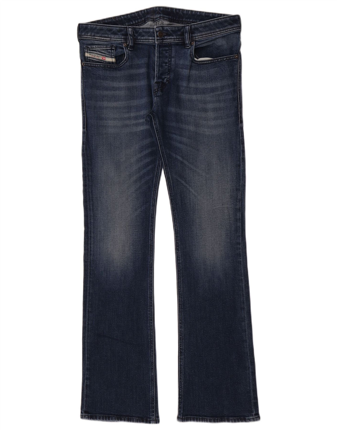 Diesel Dame Bootcut Jeans W31 L33 Blå Bomuld