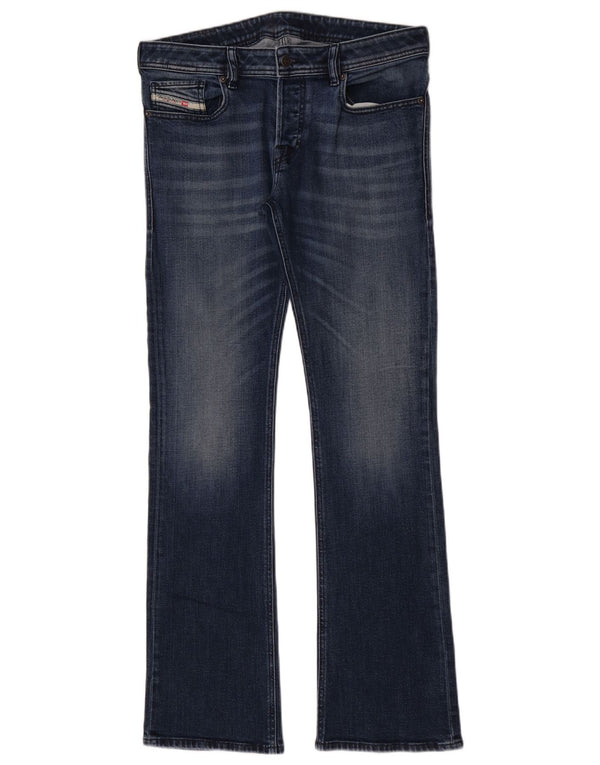 Diesel Dame Bootcut Jeans W31 L33 Blå Bomuld