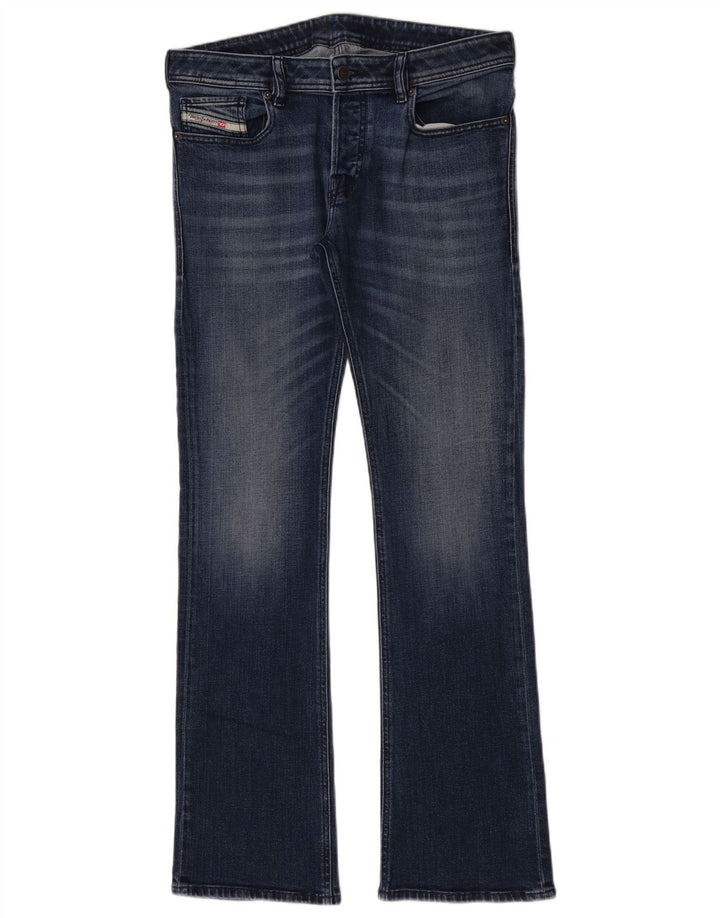 Diesel Dame Bootcut Jeans W31 L33 Blå Bomuld