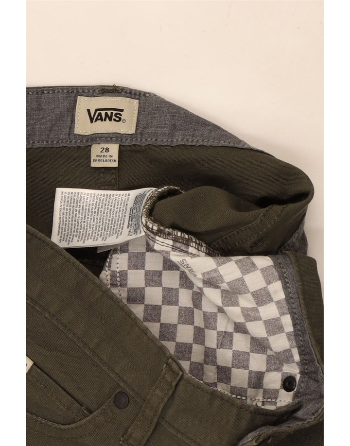 VANS Herre Casual Shorts W28 Small Khaki Bomuld