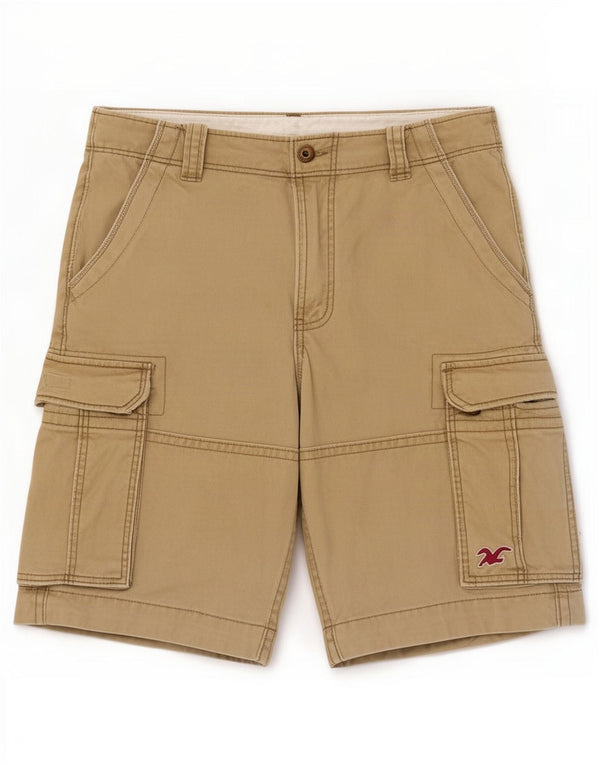 Hollister Herre Cargo Shorts W31 Medium Beige Bomuld