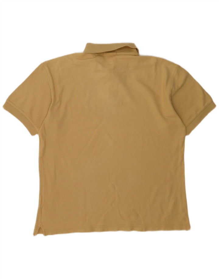 Fila Herre Polo Shirt IT 52 Stor Beige Bomuld