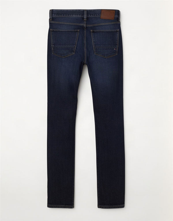 Tommy Hilfiger Straight Jeans til mænd W30 L30 Marineblå Bomuld