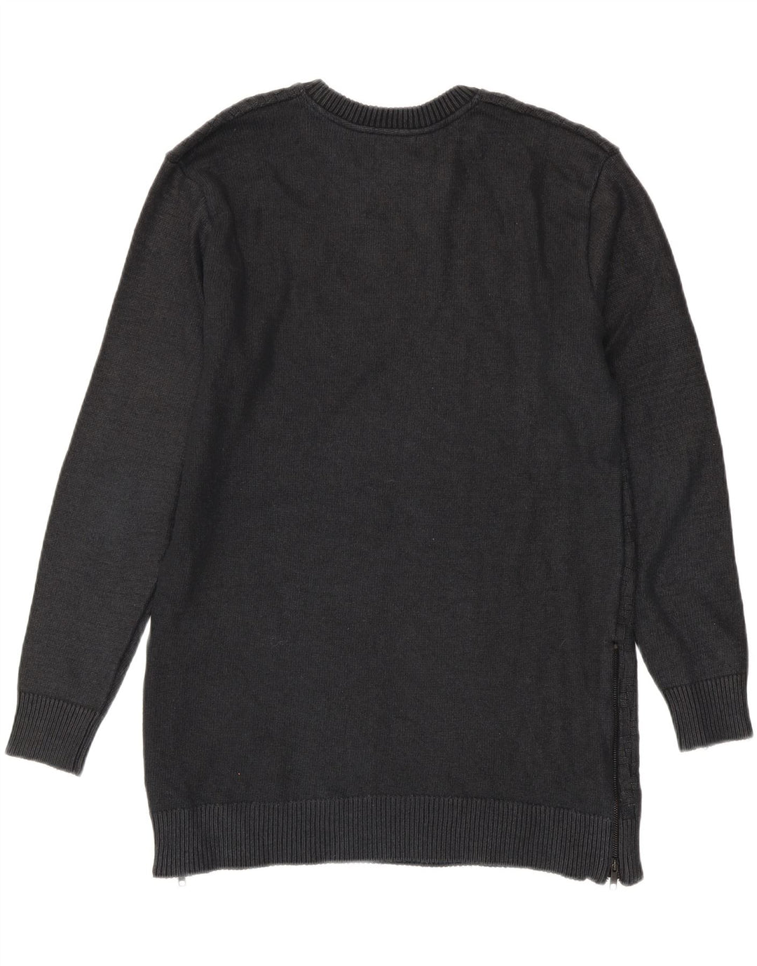 ZARA Mens Crew Neck Jumper Sweater Medium Navy Blue Acrylic Vintage Zara and Second-Hand Zara from Messina Hembry 