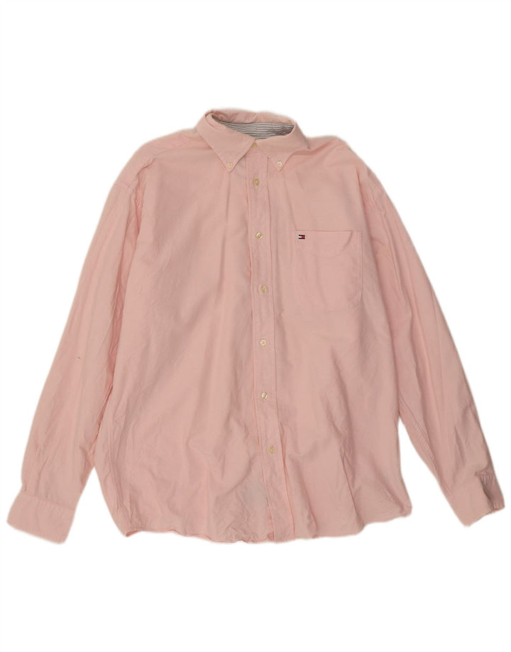 Tommy Hilfiger Herreskjorte Medium Pink Bomuld