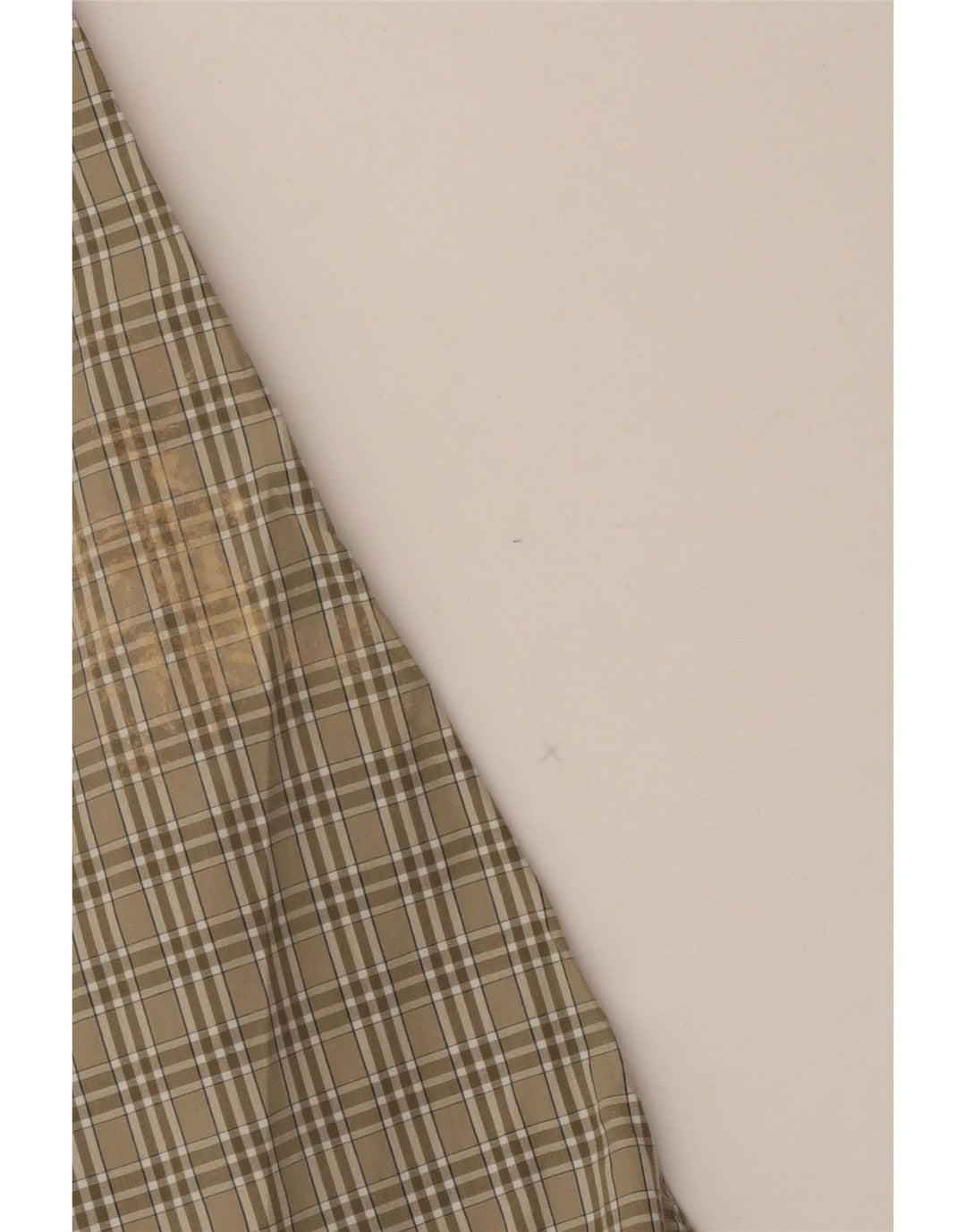 EDDIE BAUER Høj skjorte til mænd Stor kaki ternet bomuld