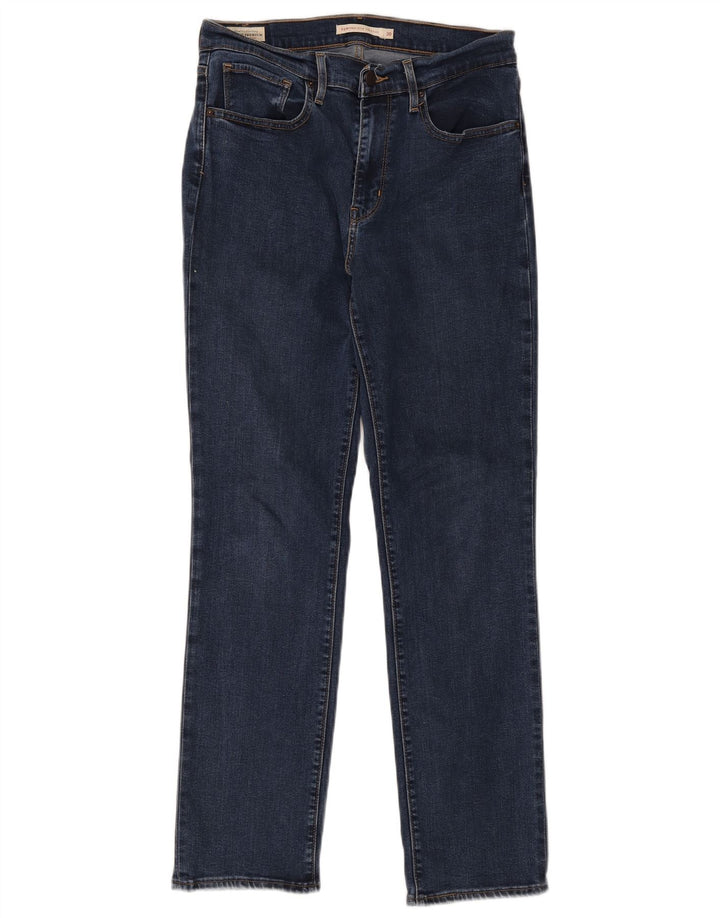 Levi's Womens 724 Højtaljede lige jeans W30 L30 Blå