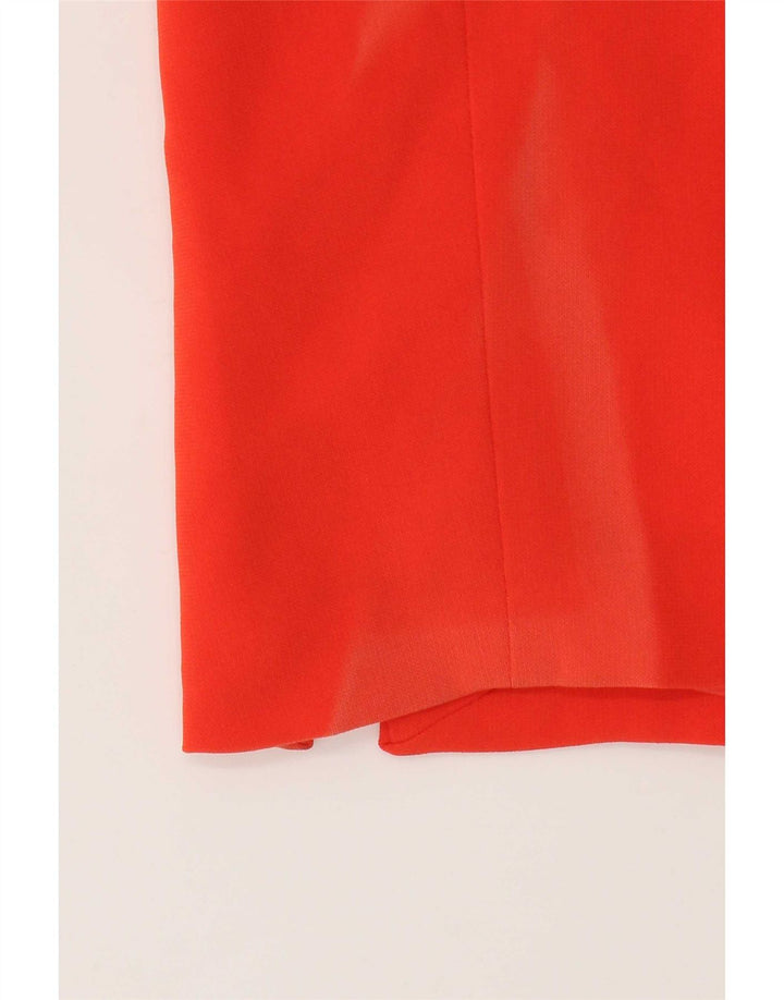 Coast Kvinders Ærmeløs Skede Kjole UK 12 Medium Rød Triacetat
