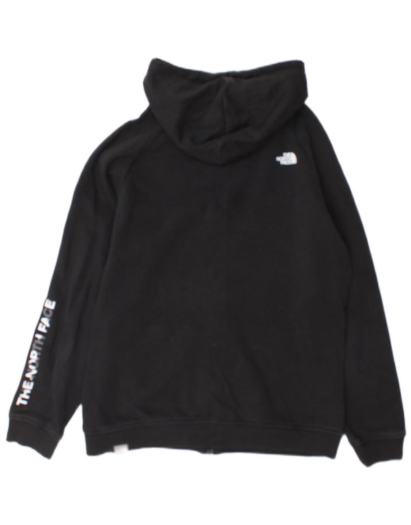 The North Face Dame Grafisk Hættetrøje Sweater UK 16 Stor Sort Bomuld