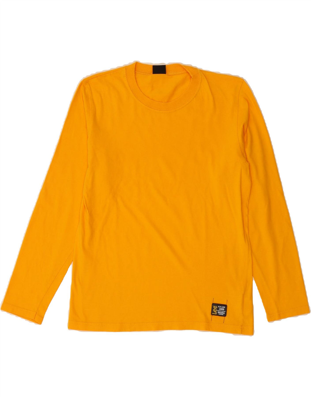 LEE Womens Top Long Sleeve UK 12 Medium Yellow Cotton Vintage Lee and Second-Hand Lee from Messina Hembry 