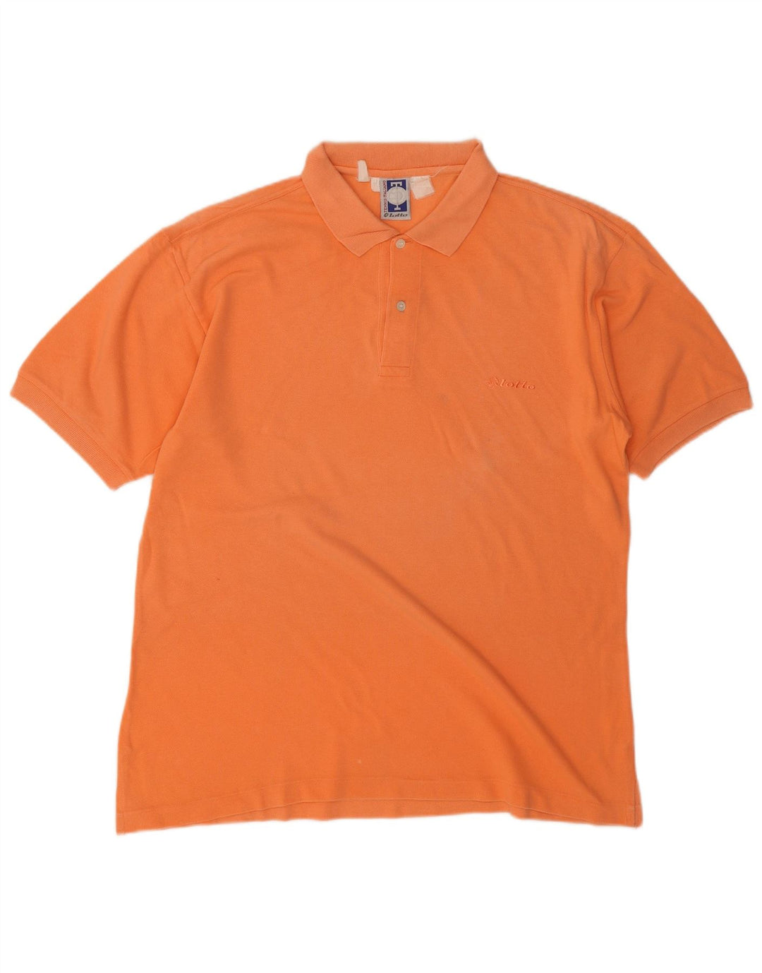 Lotto Herre poloshirt XL Orange Bomuld