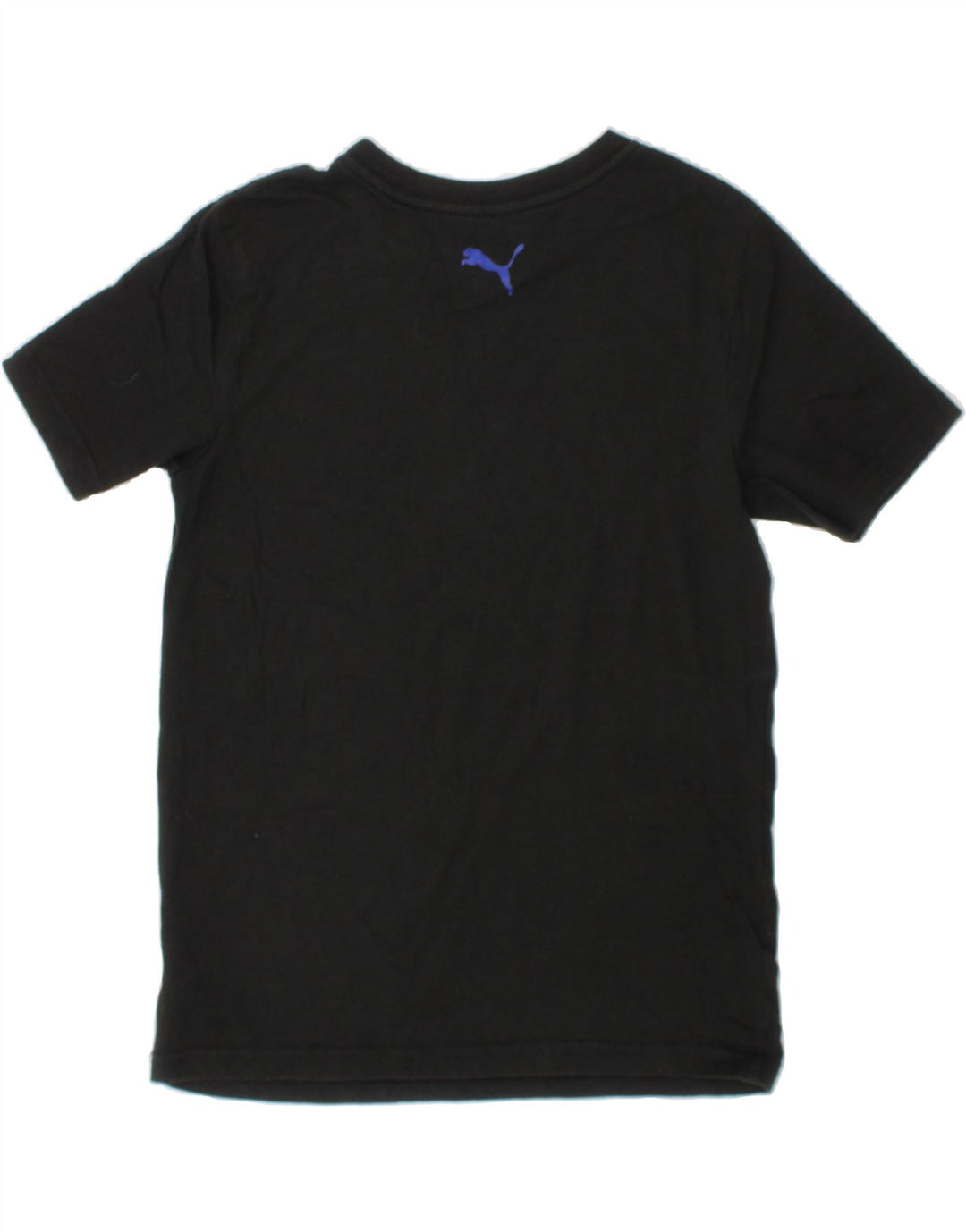 PUMA Boys Graphic T-Shirt Top 7-8 Years Small  Black Cotton Vintage Puma and Second-Hand Puma from Messina Hembry 