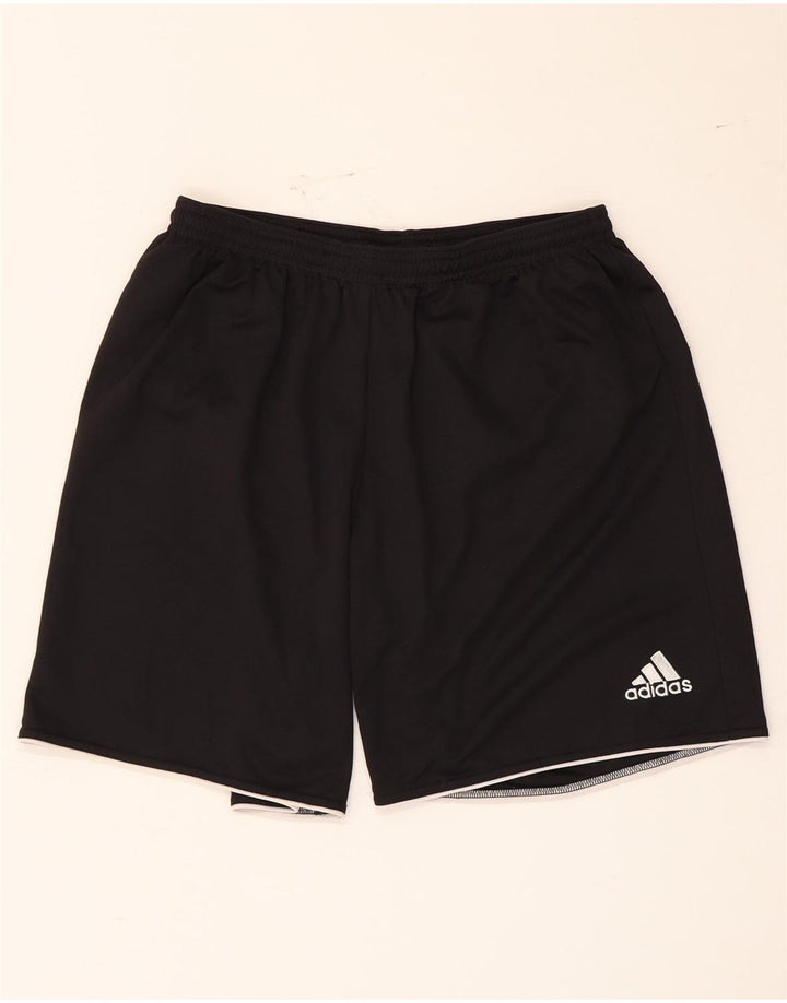 Adidas Sportsshorts til mænd, store sorte polyester