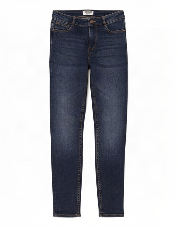 Zara Dame Trafaluc Skinny Jeans EU 36 XS W26 L27 Marineblå Bomuld
