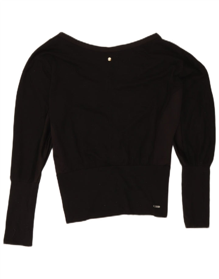 Puma Dame Oversized Top Langærmet UK 10 Lille Sort