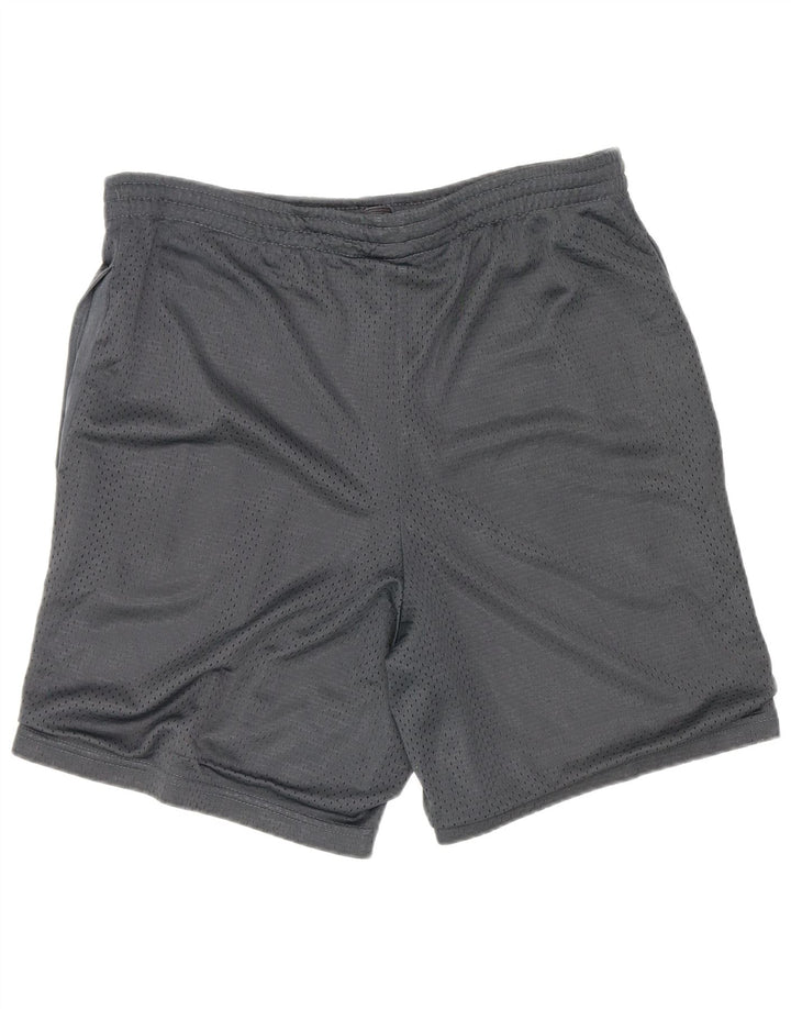 Starter Herre Graphic Regular Fit Sportshorts Små Grå Polyester Sports