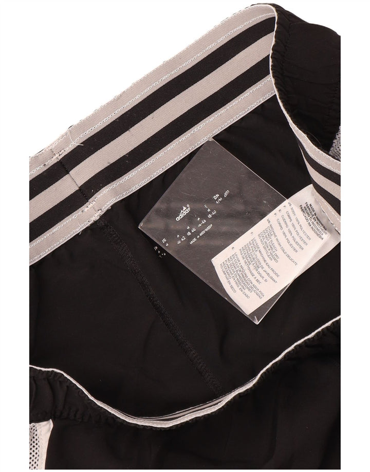 Adidas Sportsshorts til kvinder UK 14 Medium Sort Colourblock Polyester