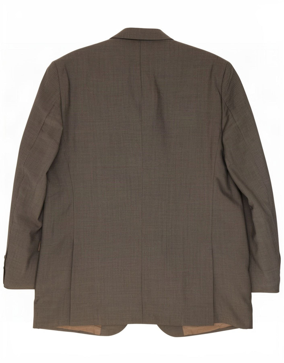 Massimo Dutti Herre 3-knaps blazerjakke EU 56 XL Gråstribet uld
