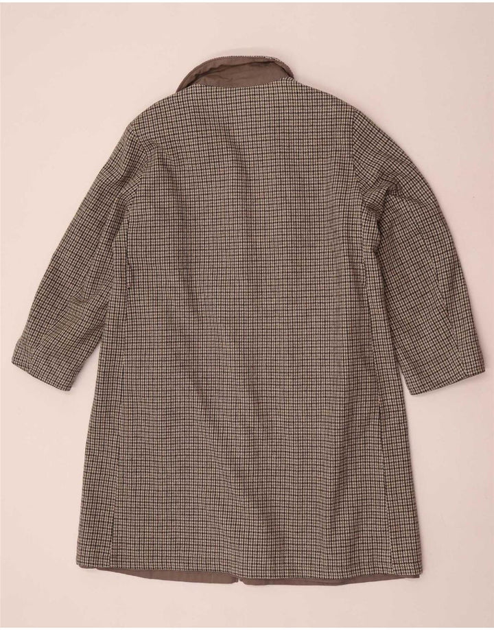 Vintage Womens Vendbar Overfrakke UK 16 Large Grey