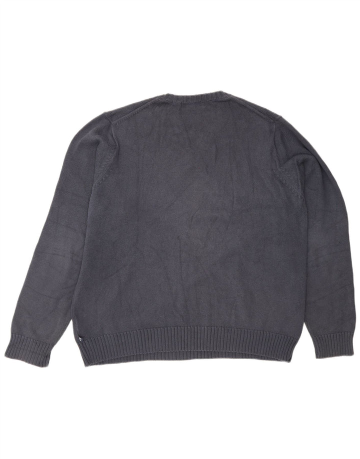 Marks & Spencer Herre Blue Harbor V-hals sweater Medium Navy Blue