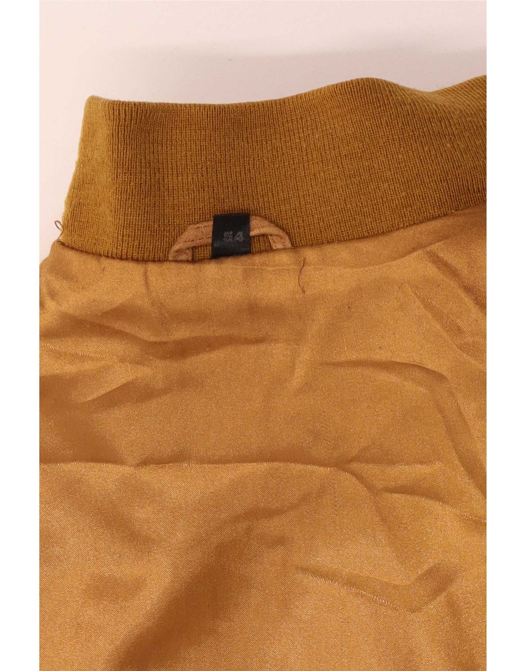 Vintage herre ruskind bomberjakke IT 54 2XL Beige