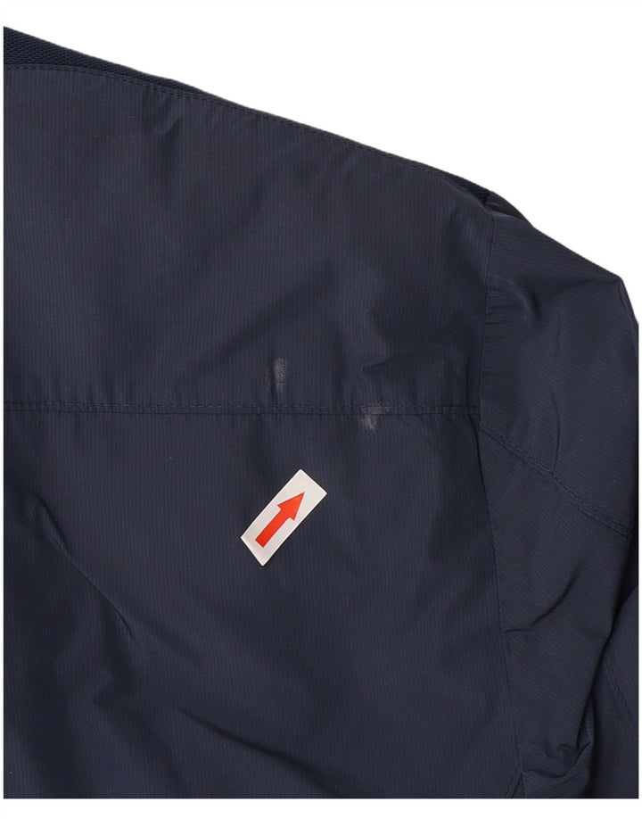 Geox Herre Respira Bomber Jacket UK 40 Large Navy Blue Polyester