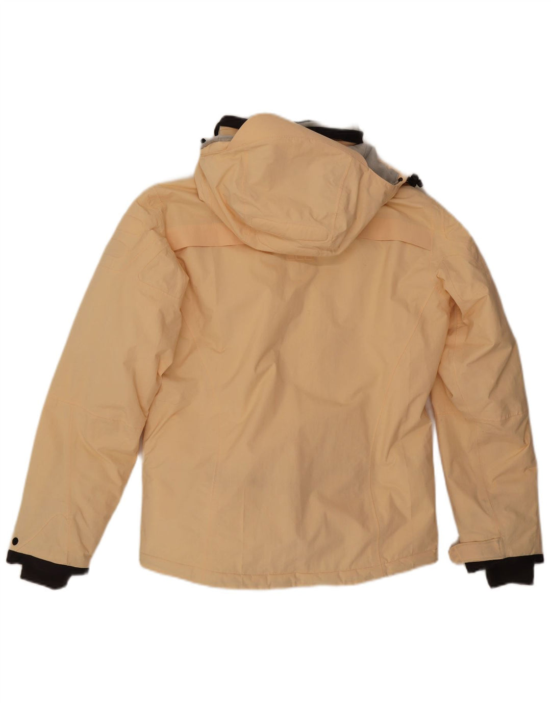 Ellesse Dame Hætte Skijakke UK 12 Medium Gul Polyamid