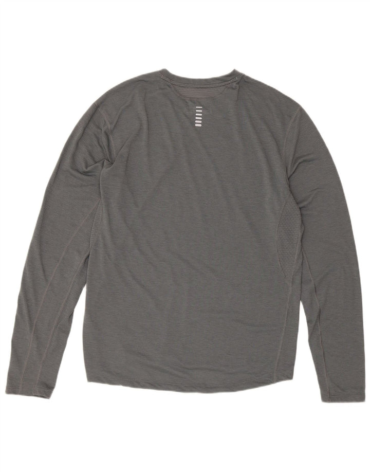 Under Armour Herre Monteret Running Top Langærmet Large Grey Sports